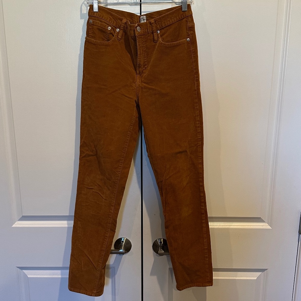 J Crew Vintage slim-straight corduroy pant